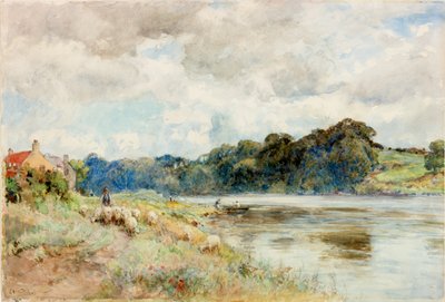 On the Coquet by Ernest Albert Waterlow